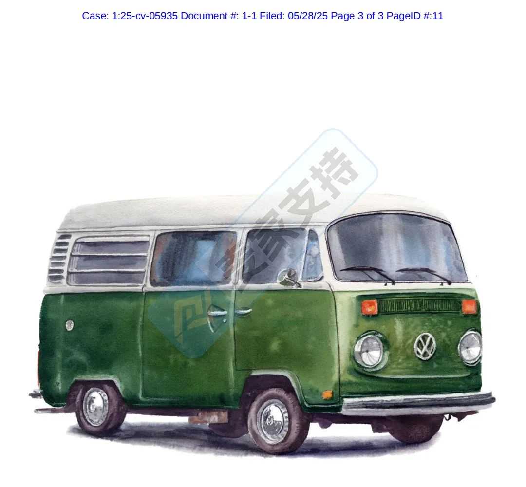 25-cv-05935，keith新案速递！绿色巴士图案申请TRO