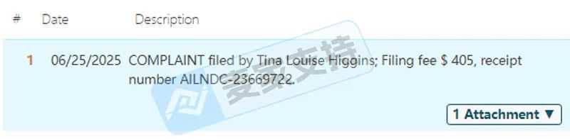 25-cv-07067，TRO倒计时！Tina Higgins圣诞版权全网排查